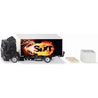 SIKU 1997 1:50 MAN LKW mit Kofferaufbau und Ladebordwand von SIKU