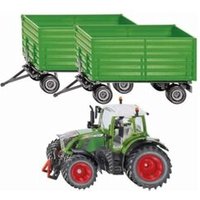 SIKU 20201 Siku Traktor Fendt 722 Vario plus 2 x Zweiachs-Anhänger von SIKU