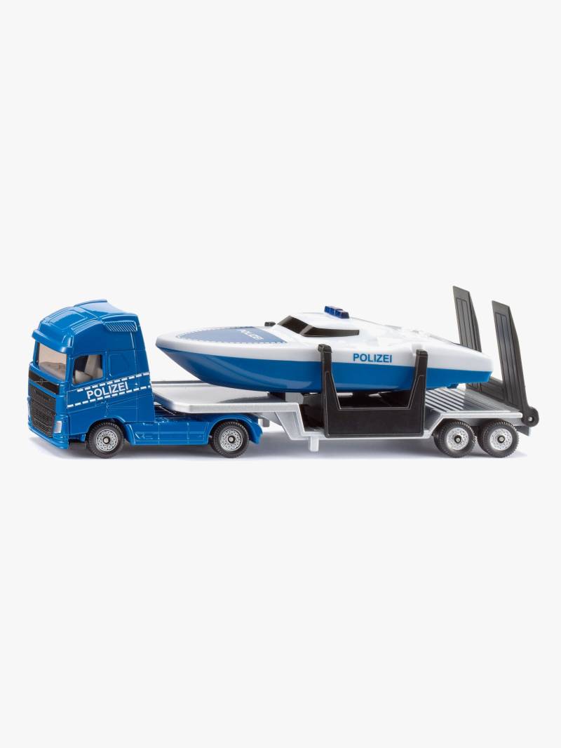 SIKU Volvo Lastwagen mit Polizei-Boot 1:87 SIKU Volvo Lastwagen mit Polizei-Boot 1:87 von SIKU