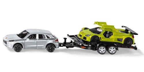 Siku Auto Mit Sportwagenanhänger 1:55 von SIKU