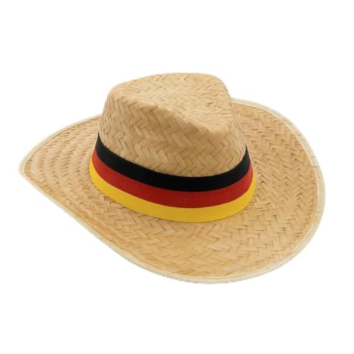 SILABA TONICA Packung mit 10 Flaggenhüten – Wählen Sie die Flagge des Bandes und des Modells – Strohhüte für Veranstaltungen oder Partys – Unisex – Grün von SILABA TONICA