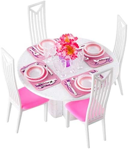 SILUK Puppenhaus Möbel Möbelset Set Esstisch Stuhl 38-teilig SILUK Puppenhaus Möbel Möbelset Set Esstisch Stuhl 38-teilig von SILUK