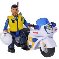 SIMBA 109251092 Feuerwehrmann Sam - Polizei Motorrad mit Polizist-Malcom-Figur SIMBA 109251092 Feuerwehrmann Sam - Polizei Motorrad mit Polizist-Malcom-Figur von SIMBA FEUERWEHRMANN SAM