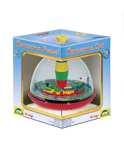 Lena 52120EC Panoramakreisel Eisenbahn Ø 19,5 cm - Elektrischer Brummkreisel mit bewegender Eisenbahn und Schrankenöffnung, Kreisel für Kinder ab 18 Monaten Lena 52120EC Panoramakreisel Eisenbahn Ø 19,5 cm - Elektrischer Brummkreisel mit bewegender Eisenbahn und Schrankenöffnung, Kreisel für Kinder ab 18 Monaten von Lena