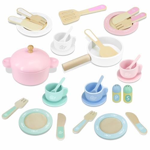 SimpliPlay Holzspielzeug Teller und Geschirr für Küche Set SimpliPlay Holzspielzeug Teller und Geschirr für Küche Set von SIMPLIPLAY