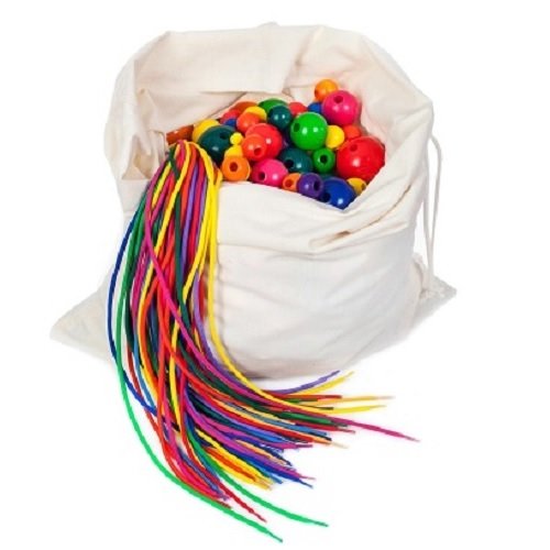 SINA 25110 Fädel-Sack - Kindergartenpackung von SINA