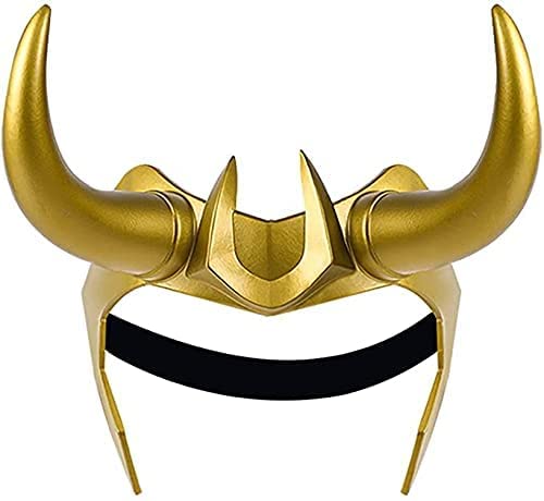 SINSEN Loki Hörner Loki Helm Film Loki Krone Nordische Mythologie, PVC Kopfbedeckung Requisiten Halloween Kostüm Maske Zubehör SINSEN Loki Hörner Loki Helm Film Loki Krone Nordische Mythologie, PVC Kopfbedeckung Requisiten Halloween Kostüm Maske Zubehör von SINSEN