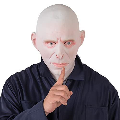 SINSEN Voldemort Maske Latex Kostüm Requisiten Lord Demon Voller Kopf Kopfbedeckung für Halloween Party Maskerade Erwachsene Männer Frauen von SINSEN