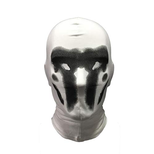 Watchmen Rorschach Maske Digitaldruck Kopfbedeckung Vollkopf Maske Cosplay Halloween Kostüm Requisiten von SINSEN