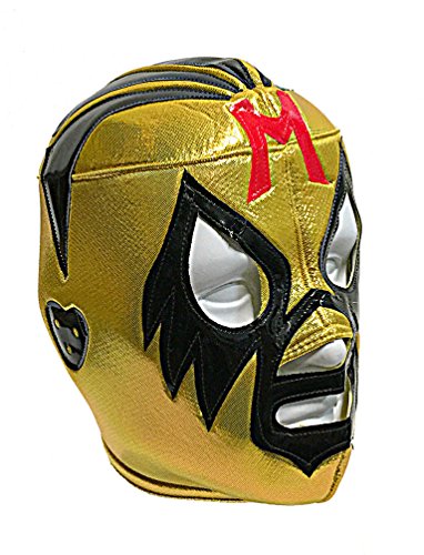 MIL MASCARAS Erwachsene Lucha Libre Wrestling Maske (Pro-Fit) Kostüm, Gelb, gelb, Einheitsgröße MIL MASCARAS Erwachsene Lucha Libre Wrestling Maske (Pro-Fit) Kostüm, Gelb, gelb, Einheitsgröße von Mask Maniac