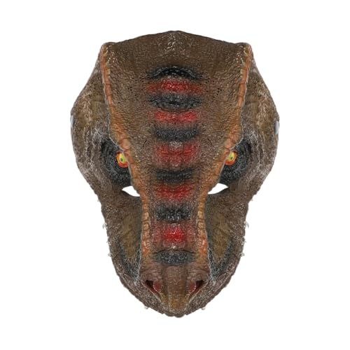 SIQITECH Dinosaurier Maske Halloween Tierkopf Maske Realistisch Dino Maske Erwachsene Dinosaurier Kostüm Maske Lustige Tiermaske PU Kopfmaske für Halloween Party Karneval Cosplay SIQITECH Dinosaurier Maske Halloween Tierkopf Maske Realistisch Dino Maske Erwachsene Dinosaurier Kostüm Maske Lustige Tiermaske PU Kopfmaske für Halloween Party Karneval Cosplay von SIQITECH
