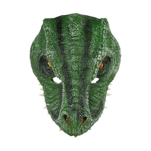 SIQITECH Dinosaurier Maske Halloween Tierkopf Maske Realistisch Dino Maske Erwachsene Dinosaurier Kostüm Maske Lustige Tiermaske PU Kopfmaske für Halloween Party Karneval Cosplay SIQITECH Dinosaurier Maske Halloween Tierkopf Maske Realistisch Dino Maske Erwachsene Dinosaurier Kostüm Maske Lustige Tiermaske PU Kopfmaske für Halloween Party Karneval Cosplay von SIQITECH