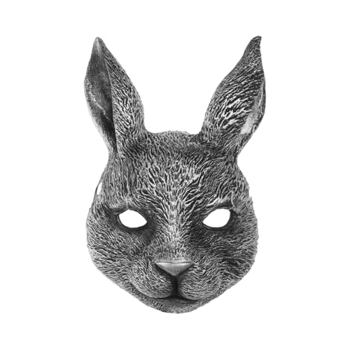 SIQITECH Tiermaske Kaninchen Halloween Hasenmaske Realistische Gesichtsmaske Atmungsaktive Tierkopfmaske Erwachsene Gruselige Kaninchenmaske Hasenohrmaske für Karneval Cosplay Party SIQITECH Tiermaske Kaninchen Halloween Hasenmaske Realistische Gesichtsmaske Atmungsaktive Tierkopfmaske Erwachsene Gruselige Kaninchenmaske Hasenohrmaske für Karneval Cosplay Party von SIQITECH