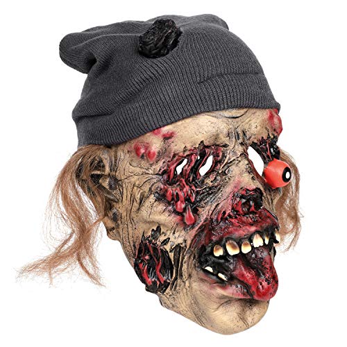 Halloween Zombie Maske Scary Walking Dead Gruselige Blutige Zombie Maske Horror Requisiten Böse Gesichtsmaske mit Kappe für Erwachsene Halloween Party Karneval Cosplay Party Kostüm Requisiten Halloween Zombie Maske Scary Walking Dead Gruselige Blutige Zombie Maske Horror Requisiten Böse Gesichtsmaske mit Kappe für Erwachsene Halloween Party Karneval Cosplay Party Kostüm Requisiten von SIQITECHUK