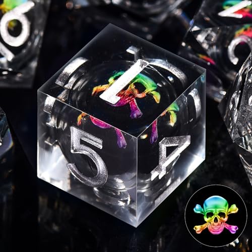 SIQUK 7 Stück DND Würfel Set Würfel Spielwürfel Liquid Core Würfel Polyedrische Würfel Set mit Geschenkbox für Dungeons and Dragons RPG MTG SIQUK 7 Stück DND Würfel Set Würfel Spielwürfel Liquid Core Würfel Polyedrische Würfel Set mit Geschenkbox für Dungeons and Dragons RPG MTG von SIQUK