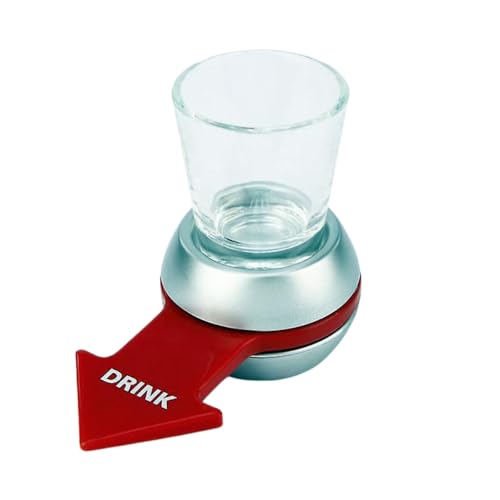 SIROCO Apéro Spin The Arrow Spiel mit Schnapsglas, Drehpfeil – ideal für Partys, Partys und Geburtstage mit Freunden SIROCO Apéro Spin The Arrow Spiel mit Schnapsglas, Drehpfeil – ideal für Partys, Partys und Geburtstage mit Freunden von SIROCO