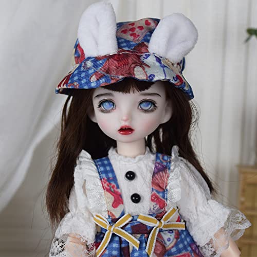 SISON BENNE 11,8 Zoll Mini Mädchen BJD Puppen 30cm Kugel Gelenkte Puppe mit Zubehör niedliche Mode Outfits, Kinder Geschenk DIY-Spielzeug (4#) von SISON BENNE