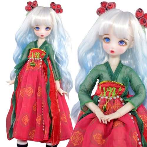SISON BENNE 12 Zoll BJD Puppe 1/6 bewegliche gemeinsame Mädchen DIY-Spielzeug mit Alten Kostüm Elf Ohren Augen, volles Set Kinder Geschenk (Josiah(Hair A#)) von SISON BENNE