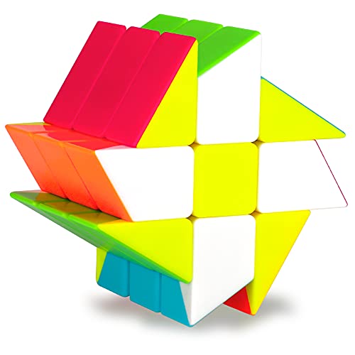 SISYS Zauberwürfel Speed Cube Fenghuolun Magic Puzzle Cube Würfel Aufkleberlos Speedcube 3D Puzzle Spiele für Kinder Erwachsene von SISYS