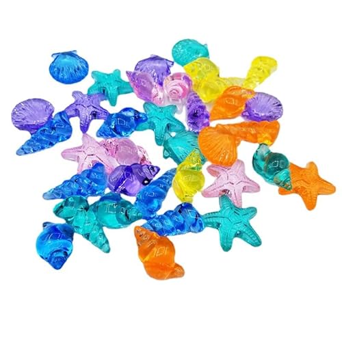 100 stück Bunte Acryl Muschel Seestern Meerestiere Edelsteine, Strandurlaub Schwimmbad Tauchen Schatzsuche Party Favor, Geschenk für Geburtstag Weihnachten Ostern Preise 100 stück Bunte Acryl Muschel Seestern Meerestiere Edelsteine, Strandurlaub Schwimmbad Tauchen Schatzsuche Party Favor, Geschenk für Geburtstag Weihnachten Ostern Preise von SITERITELTD