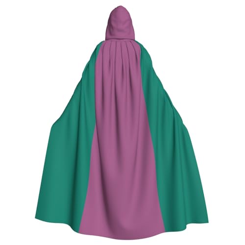 SIULAS Kapuzenumhang, Umhang mit Kapuze, Halloween, Hexe, Zauberer, Rabe, Vampir, Cosplay-Kostüm, einfarbig, weiß, einfarbig, Weinrot, Einheitsgröße SIULAS Kapuzenumhang, Umhang mit Kapuze, Halloween, Hexe, Zauberer, Rabe, Vampir, Cosplay-Kostüm, einfarbig, weiß, einfarbig, Weinrot, Einheitsgröße von SIULAS