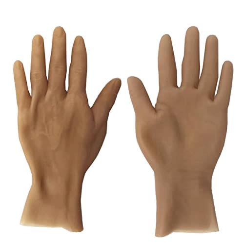 Silikon-Handschuhe für Herren, handgefertigt, für männliche Haut, Lebensgröße, Mannequin-Handschuh von SIULAS