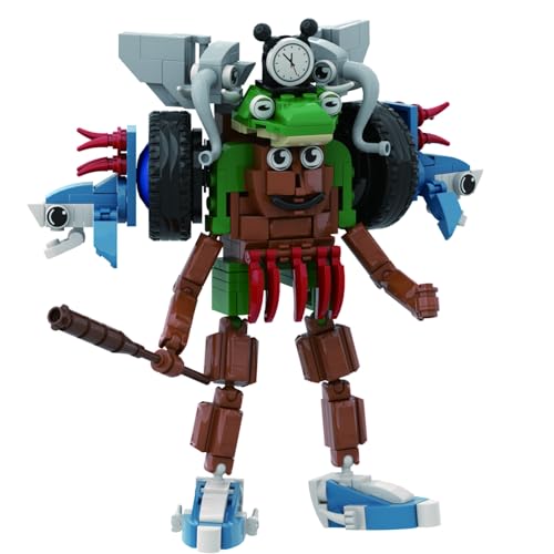 SIUVEY Tung Tung Tung Sahur Building Blocks,Tralalero Tralala Figure,Italian Brainrot Animals, Building Toy Set,Collectible Figure, for Collection and Decoration (865) von SIUVEY