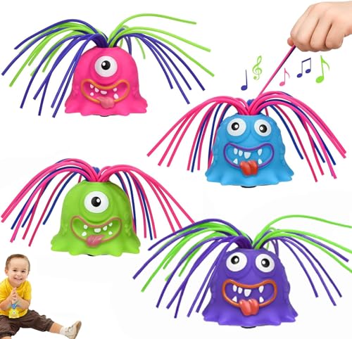 Screaming Monster Toys,Hair Pulling Sound Toys,Pulling Hair Funny Monster Squeeze Toys, Hair Pulling Fidget Toy,Funny Hair Pulling,Stress Relief and Anti-Anxiety Toys for Kids (4PCS) von SIUVEY