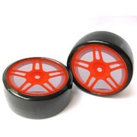 SIVA 290139 Drift Wheels 1:10 rot 2 St. 63x26 mm SIVA 290139 Drift Wheels 1:10 rot 2 St. 63x26 mm von SIVA