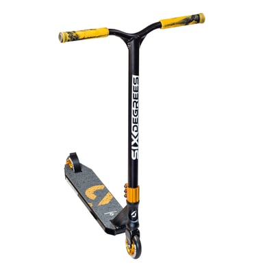 SIX DEGREES Stuntscooter 100 mm schwarz-kupferbraun von Authentic Sports & Toys