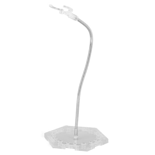 SIXRUN Action Figure Stand, ABS Edelstahl Stabiler Displayhalter für 6-Zoll-Puppen, mit Idealer Display-Schutzstütze (Transparent) von SIXRUN