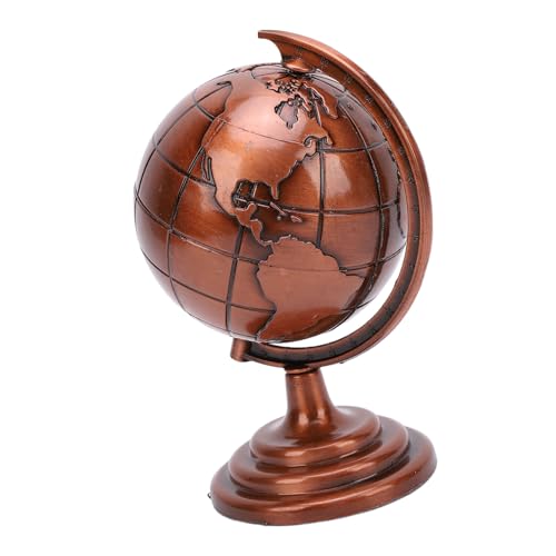SIXRUN Alloy Globe Decor Model Wine Red Ornament Office Desk Dekor mit Studiendekoration von SIXRUN