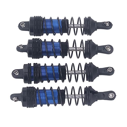 SIXRUN Aluminiumlegierung RC Car Front Heck -Stoßdämpfer für LC -Rennen, Einfache Installation für Wltoys RC Car (Blue) von SIXRUN