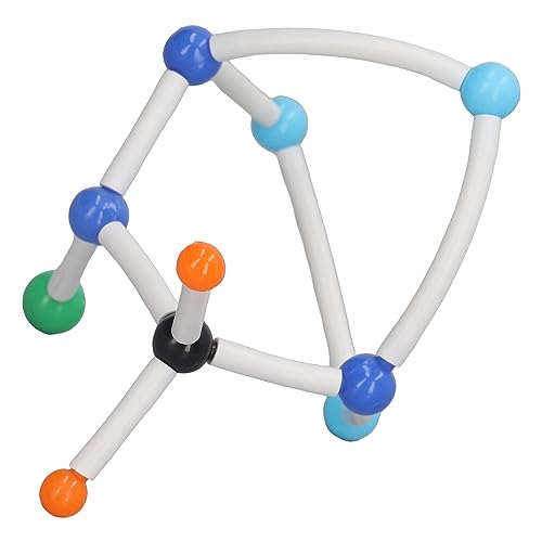 SIXRUN Farbige PP-Bälle Chemie-Molekülmodellset 3D Chemistry Molecular Model Kit, Atommolekülmodell Bausatz für Schüler, Lehrer SIXRUN Farbige PP-Bälle Chemie-Molekülmodellset 3D Chemistry Molecular Model Kit, Atommolekülmodell Bausatz für Schüler, Lehrer von SIXRUN