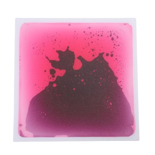 SIXRUN Flüssige Fliesen Sensorische Spielmatte für Nicht -Slip PVC Weichgummi mit Versiegelten Farbenfrohen Flüssigkeitsglitterperlen für Kindergärtner Taktilstimulation (Purple) von SIXRUN