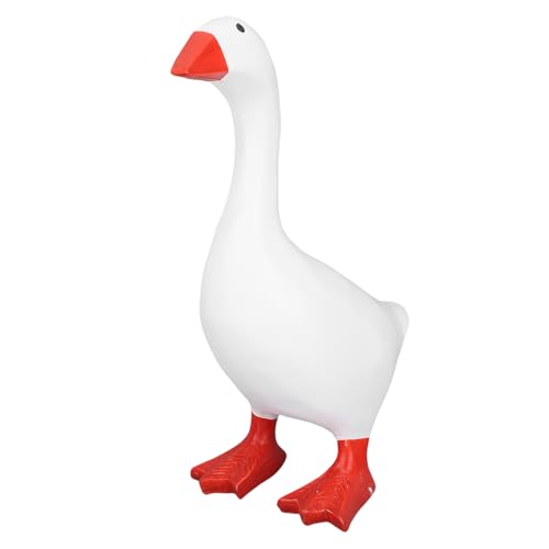 SIXRUN Magnetische Gans Schlüsselhalter, Resin Gans Statue Tisch Schreibtisch Aufbewahrung Halterung für Schlüssel, Nägel, Brillen (Ohne Basis) von SIXRUN