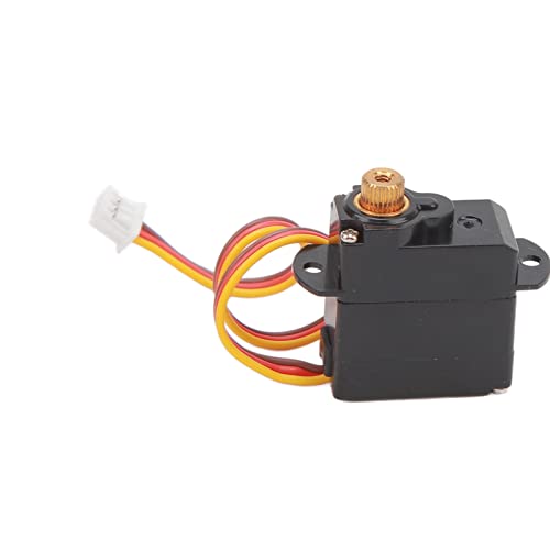 SIXRUN Mini Black Plastic und Stahl RC Helicopter Metal Gear Servo -Kit Verbesserung der Leistung für Wltoys XK K110S K127 RC -Flugzeuge von SIXRUN