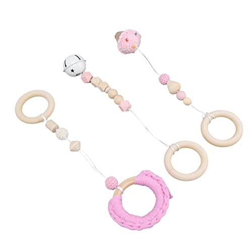 SIXRUN Set Buntes Hölzernen Babyspielzeug für Dekoration und Gehirnentwicklung, Fitnessspielzeug für Neugeborene, Buche Holzmaterial SIXRUN Set Buntes Hölzernen Babyspielzeug für Dekoration und Gehirnentwicklung, Fitnessspielzeug für Neugeborene, Buche Holzmaterial von SIXRUN