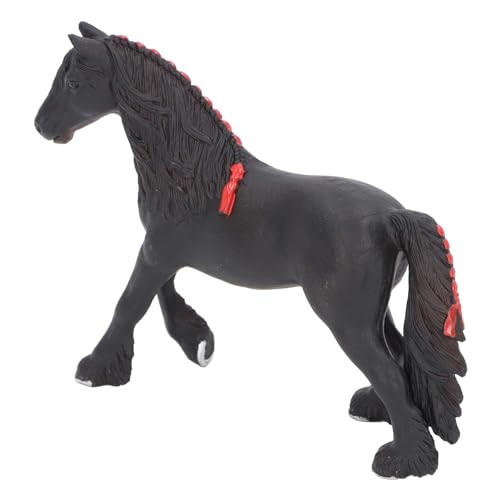 SIXRUN Tierfiguren, Pferdefiguren Reichhaltige Details Langlebiger PVC -Stall für, die für die Heimdekoration von Kindern Weit Verbreitet Sind, Lebensee Textur mit Farbiger Material von SIXRUN