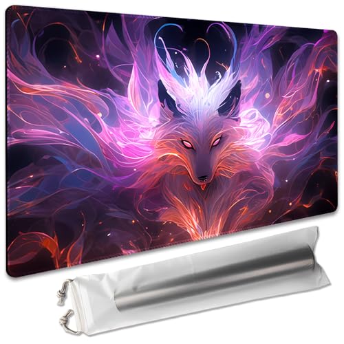 Brettspiel, 35,6 x 61 cm, MTG-Spielmatte, kompatibel mit OCG CCG RPG TCG Playmats (Nine Tailed Fox 3) von SIXTORE