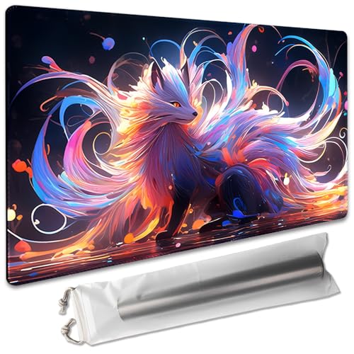 Brettspiel, 35,6 x 61 cm, MTG-Spielmatte, kompatibel mit OCG CCG RPG TCG Playmats (Nine Tailed Fox 2) von SIXTORE