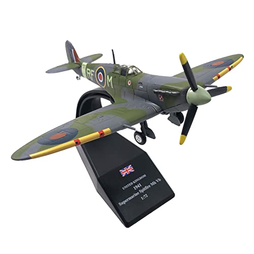 SIourso Militärische Modellflugzeug Maßstab 1:72 Weltkrieg Ii Wwii England British Uk Spitfire Fighter Flugzeugmodell von SIourso