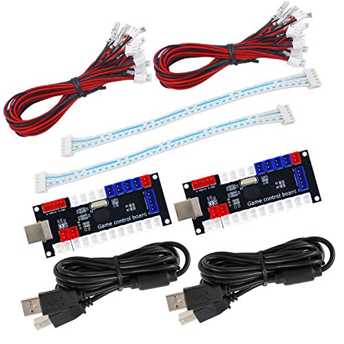 SJ@JX Arcade Game Controller USB Encoder Zero Delay 2 Player to Joystick Button for PC MAME Raspberry Pi Retro SJ@JX Arcade Game Controller USB Encoder Zero Delay 2 Player to Joystick Button for PC MAME Raspberry Pi Retro von SJ@JX