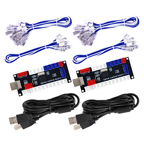 SJ@JX Arcade Game Controller USB Encoder Zero Delay 2 Player to Joystick Button for PC MAME Raspberry Pi Retro SJ@JX Arcade Game Controller USB Encoder Zero Delay 2 Player to Joystick Button for PC MAME Raspberry Pi Retro von SJ@JX