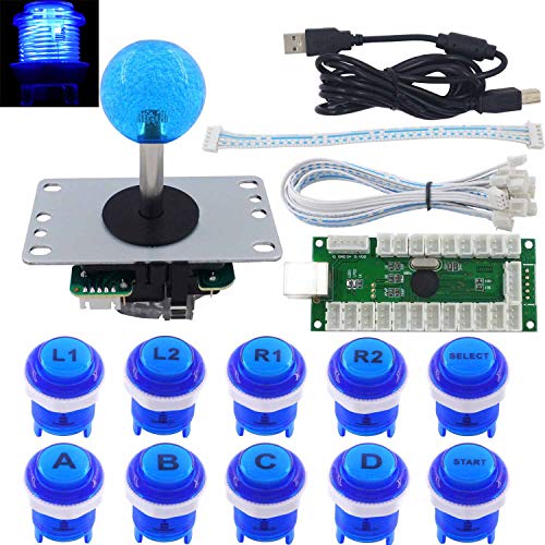 SJ@JX Arcade Game LED DIY Kit Mechanical Keyboard Switch LED Button PC MAME Retropie Arcade Joystick Controller Zero Delay USB Encoder SJ@JX Arcade Game LED DIY Kit Mechanical Keyboard Switch LED Button PC MAME Retropie Arcade Joystick Controller Zero Delay USB Encoder von SJ@JX