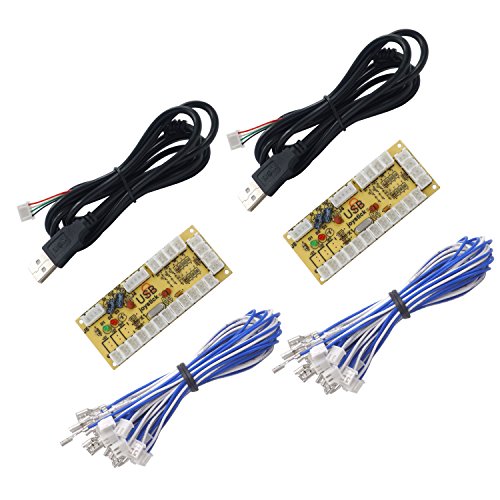 SJJX 2 Player HAPP Style Zero Delay Generic Game Controller USB to Joystick for MAME & Raspberry Pi 1/2/3 RetroPie DIY Projects SJJX 2 Player HAPP Style Zero Delay Generic Game Controller USB to Joystick for MAME & Raspberry Pi 1/2/3 RetroPie DIY Projects von SJ@JX