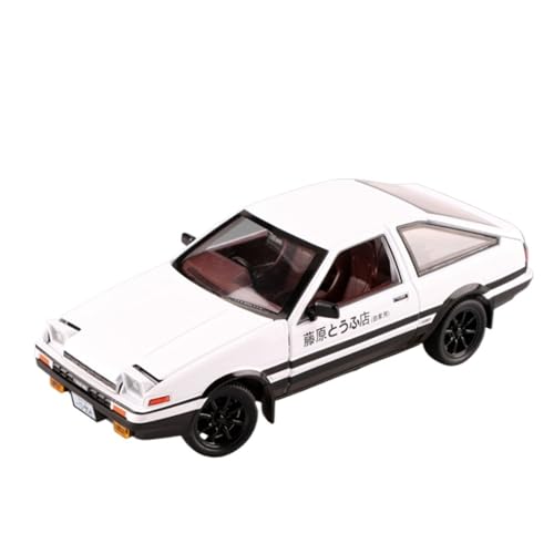 Fahrzeugmodelle 1:24 Filmauto INITIAL D AE86 Legierungsautomodell Druckguss- und Spielzeugfahrzeuge Metallautomodell Simulation Sound Light Kindergeschenk(White) von SJOIOOP
