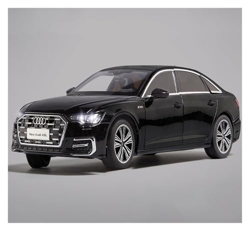 SJOIOOP Druckguss-Modellauto 1:18 A6 Legierung Automodell Druckguss & Spielzeug Metallfahrzeug Automodell Ton und Licht Hohe Simulation Sammlung Kinderspielzeug Geschenk(Black) von SJOIOOP