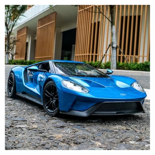 Fahrzeugmodelle 1:24 2017 GT Legierung Sportwagen Modell Simulation Druckguss Metall Rennwagen Fahrzeuge Modell Sammlung Kinder Spielzeug Geschenk(Blue) von SJOIOOP