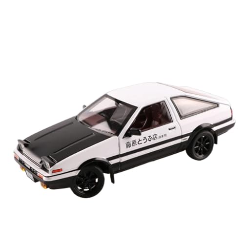 SJOIOOP Fahrzeugmodelle 1:24 Filmauto INITIAL D AE86 Legierungsautomodell Druckguss- und Spielzeugfahrzeuge Metallautomodell Simulation Sound Light Kindergeschenk(Black) von SJOIOOP